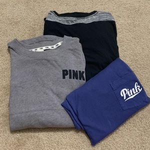 Victoria’s Secret PINK long sleeve shirts